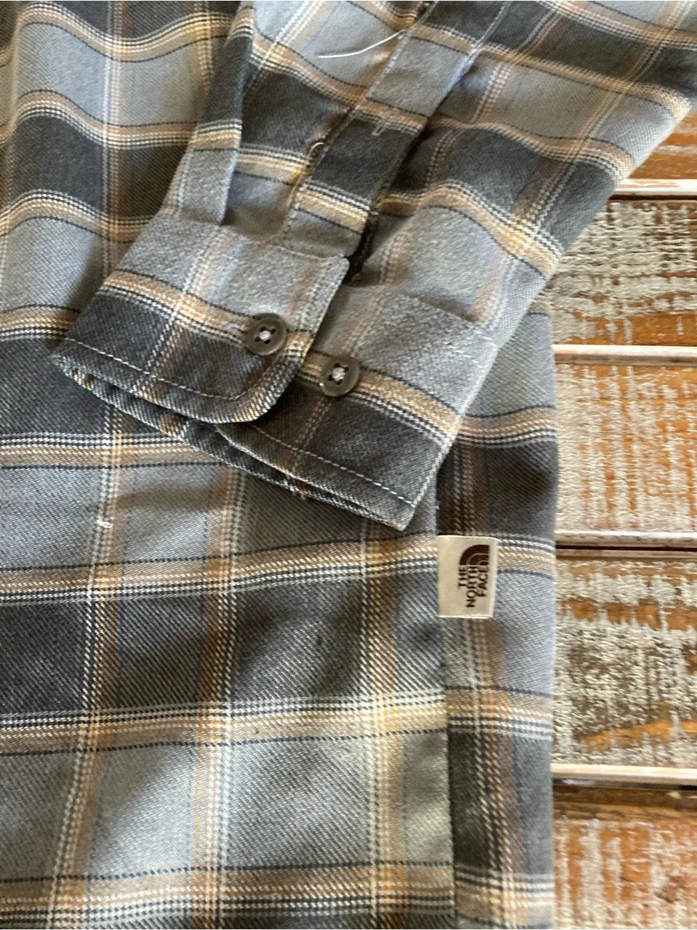 The North Face lightweight plaid